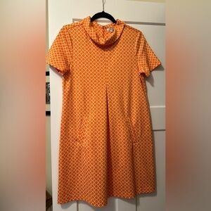 Tyler Boe short sleeve dress, orange, size S